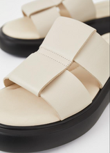 Load image into Gallery viewer, BLENDA Off-White Slide Sandals