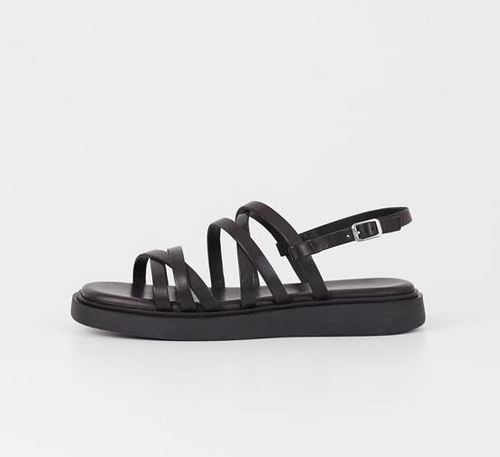 flatform strappy sandal side view