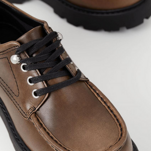 COSMO 2.0 Brown Moc Toe Shoes