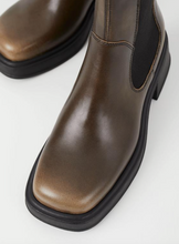 Load image into Gallery viewer, DORAH Brown Leather Boots