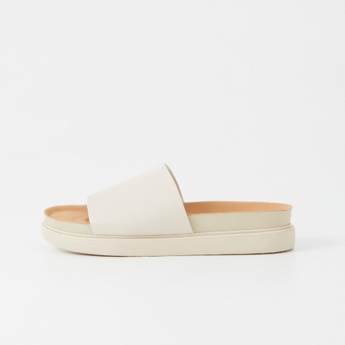 ERIN Off-White Slide Sandals