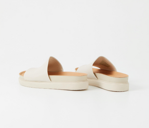 ERIN Off-White Slide Sandals