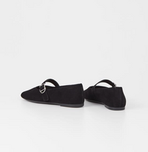 Load image into Gallery viewer, JOLIN Black Suede Ballet Flat