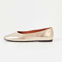 Load image into Gallery viewer, JOLIN Gold Ballet Flats