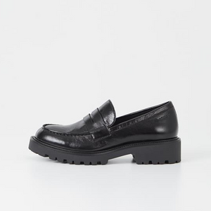 KENOVA Black Patent Loafers