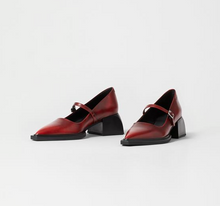 Load image into Gallery viewer, Red Mary Jane shoes