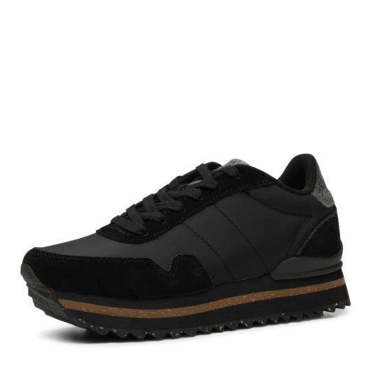 NORA III Plateau Black Sneaker