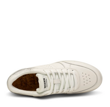 Load image into Gallery viewer, Top view of white leather sneaker