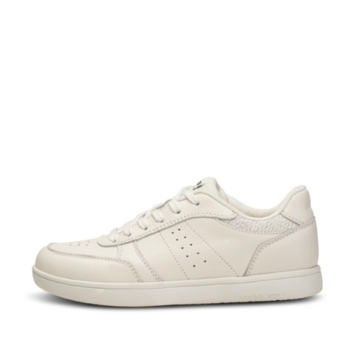 Womens White Leather Sneaker