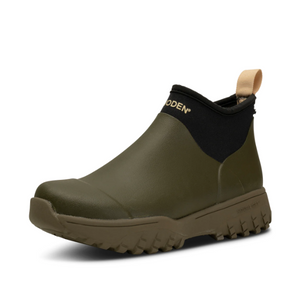 Olive Green Slip On Rain Boot