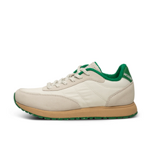 Load image into Gallery viewer, white and green sneaker by Woden side view