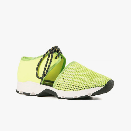 Green Mesh Lace Up Sneaker