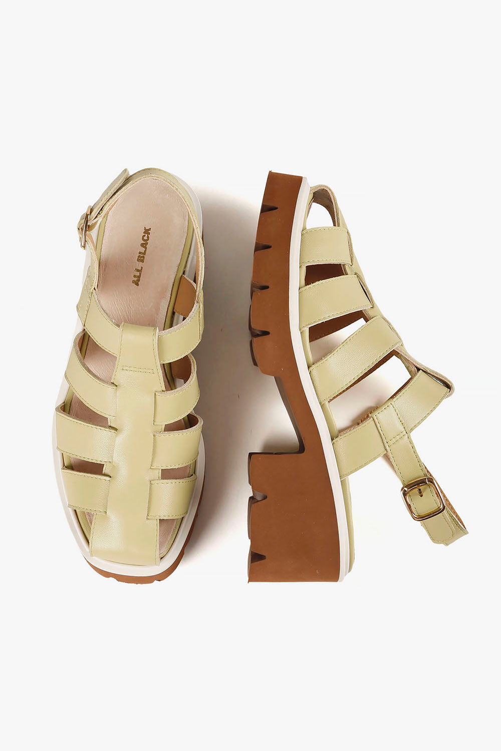 Lime green sales gladiator sandals