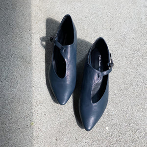 KOKO yuko imanishi Airforce Blue Leather Shoe