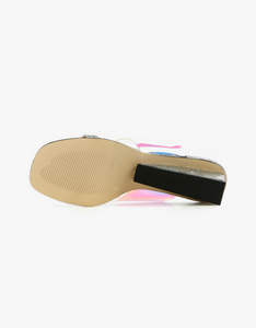 Sole of block wedge heel