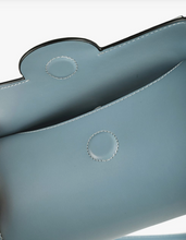 Load image into Gallery viewer, BLUE SQUARE HANDLE Leather Handbag