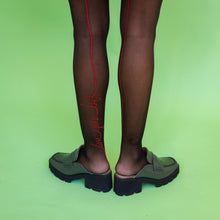 Load image into Gallery viewer, LUGG LADY MULE Green Leather Loafers