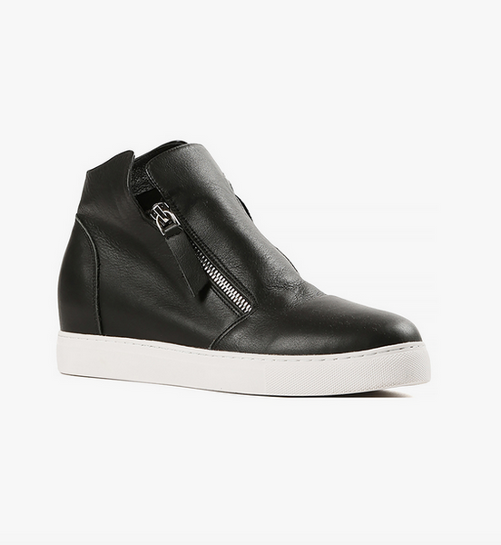 Black high tops with zippers shop