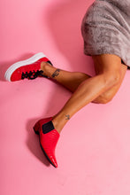 Load image into Gallery viewer, REVIVE Red Snakeskin Leather Sneaker