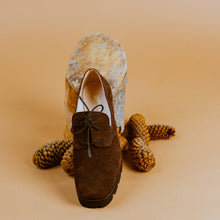 Load image into Gallery viewer, DUST Brown Lace Up Lug Shoes
