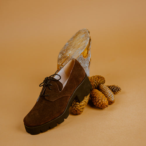 Dark Brown Lace Up Shoe