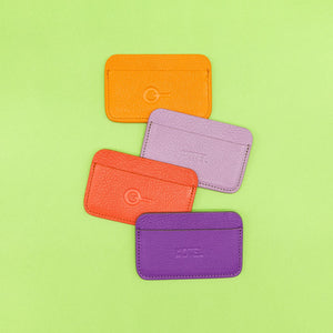 Credit Card Holders in 4 Bright Colors