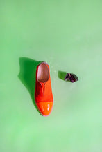 Load image into Gallery viewer, IMPERIAL TOPAZ Orange Suede Oxfords