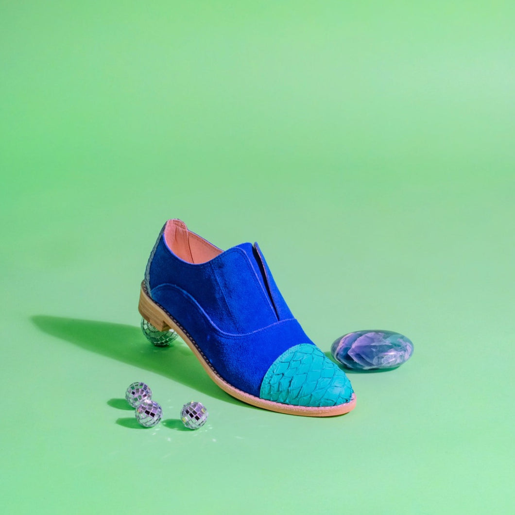 Blue discount oxfords womens