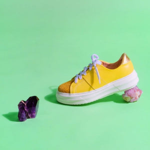 Bright Yellow Sneakers