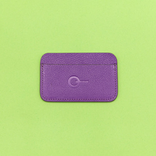 Purple Credit Card Holder