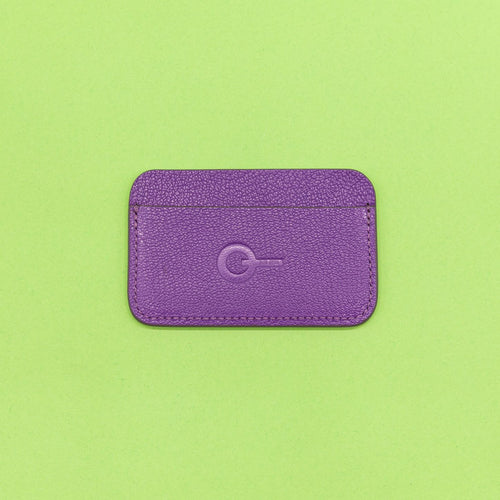 MELBOURNE Purple Leather Wallet