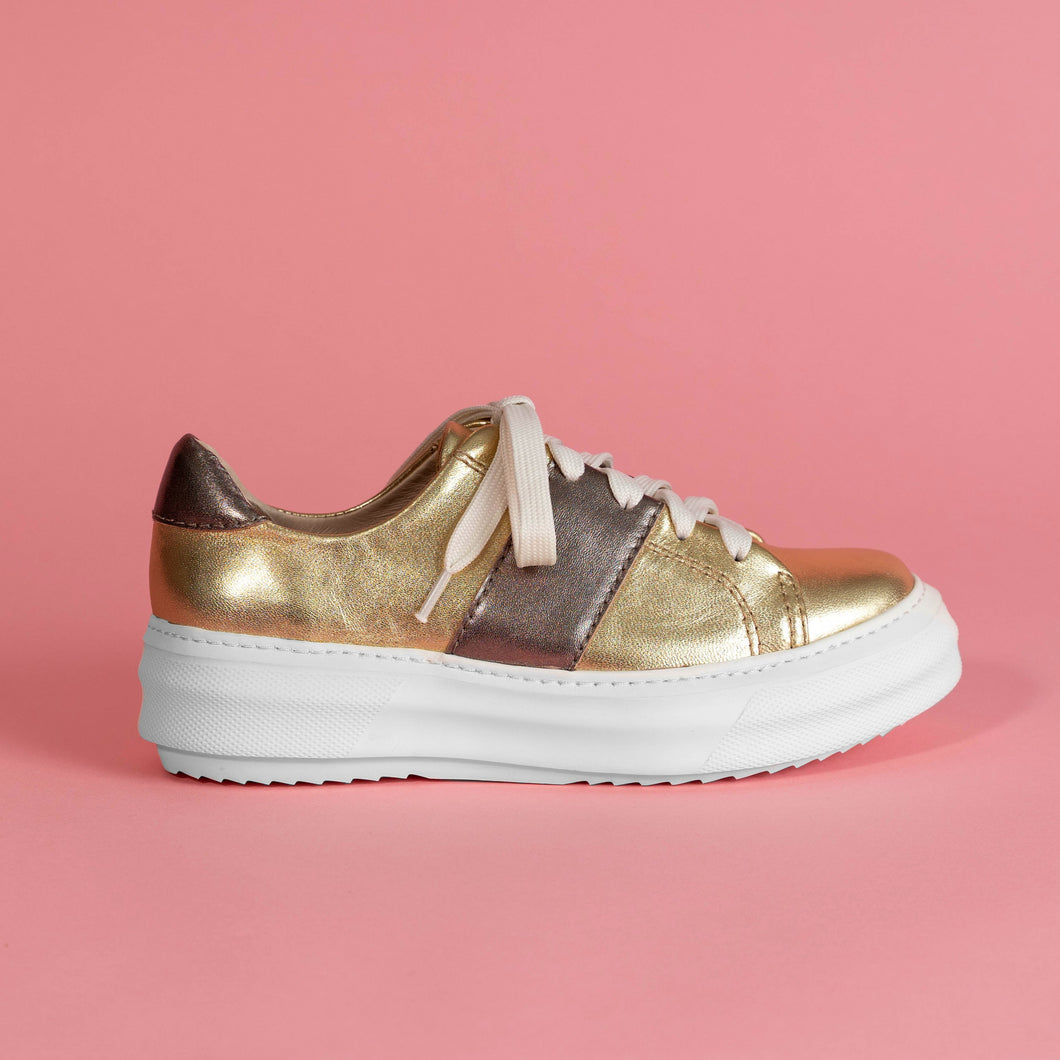 ORO Gold & Bronze Sneaker