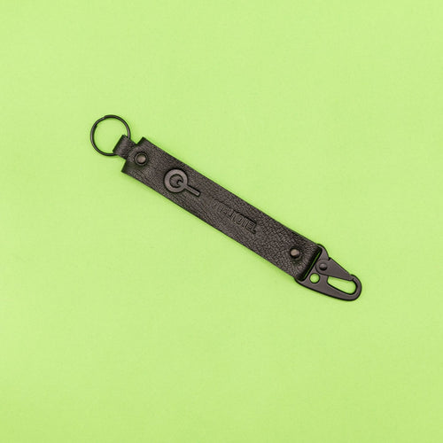 Black Leather Key Chain