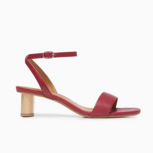NOEL - Red Ankel Strap Sandal