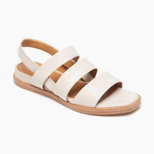 Load image into Gallery viewer, KINGS Ecru Leather Sandal