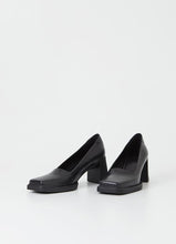 Load image into Gallery viewer, EDWINA Black Leather Pumps