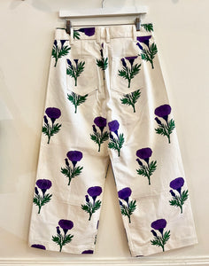 TIVOLI Cotton Floral Pants