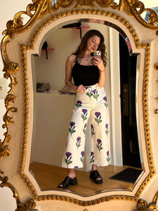 TIVOLI Cotton Floral Pants