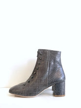 Load image into Gallery viewer, GIG GREY CROC Ankle Boot