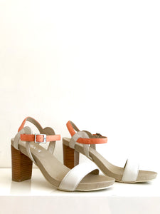 JOLIE - Multi-Colored Leather Strappy Sandal.