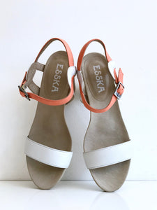 JOLIE - Multi-Colored Leather Strappy Sandal.