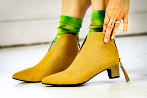 NUDO Nude Pony Hair Boots