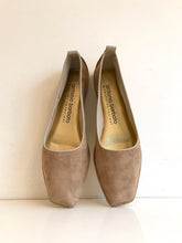 Load image into Gallery viewer, 678 - Flat Slip on Shoe in a Soft Light Tan Suede
