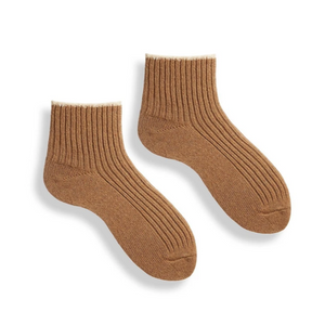 WOMEN'S TIPPED RIB SHORTIE SOCK