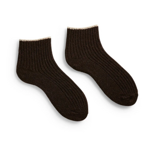 WOMEN'S TIPPED RIB SHORTIE SOCK