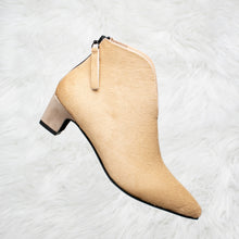 Load image into Gallery viewer, Nude pony-hair boots.