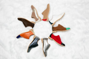 Multi colored women's oxfords