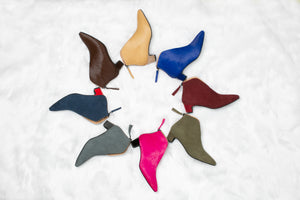 NUDO Nude Pony Hair Boots