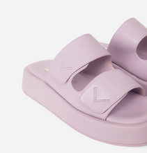 Load image into Gallery viewer, EMIE Lilac Double Strap Sandals