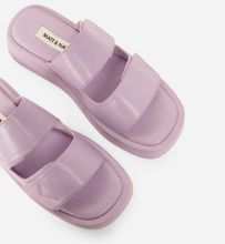 Load image into Gallery viewer, EMIE Lilac Double Strap Sandals